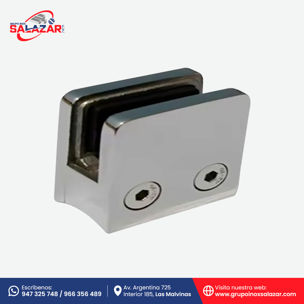 Soporte de vidrio tipo L C-304