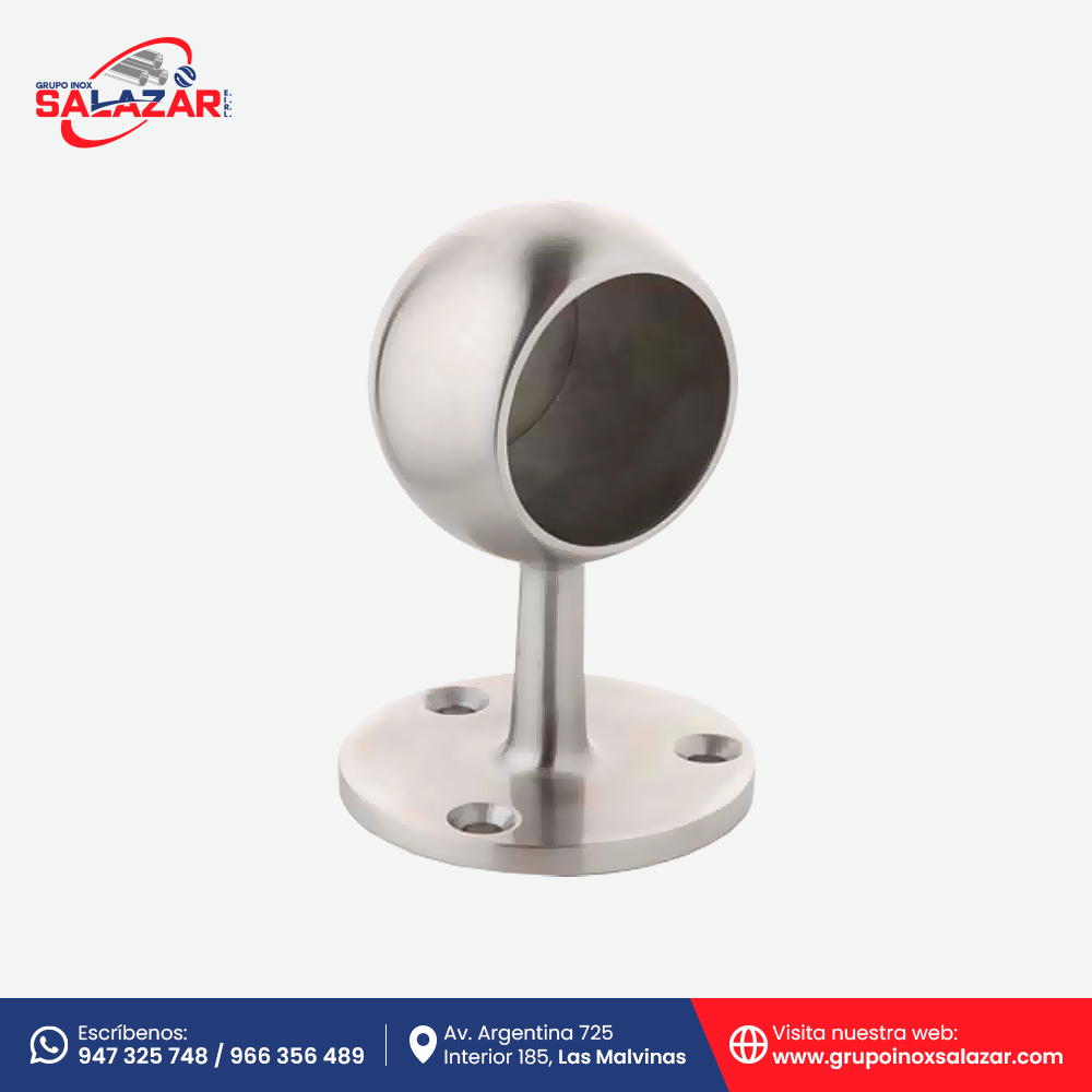 Soporte terminal para baranda C-304